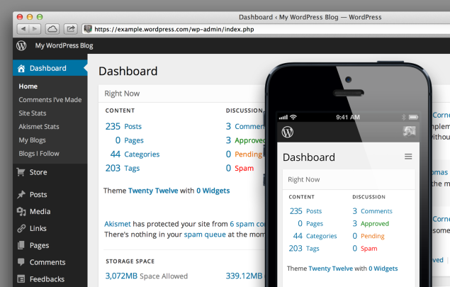wordpress-dashboard